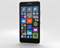 Microsoft Lumia 640 LTE 白色的 3D模型