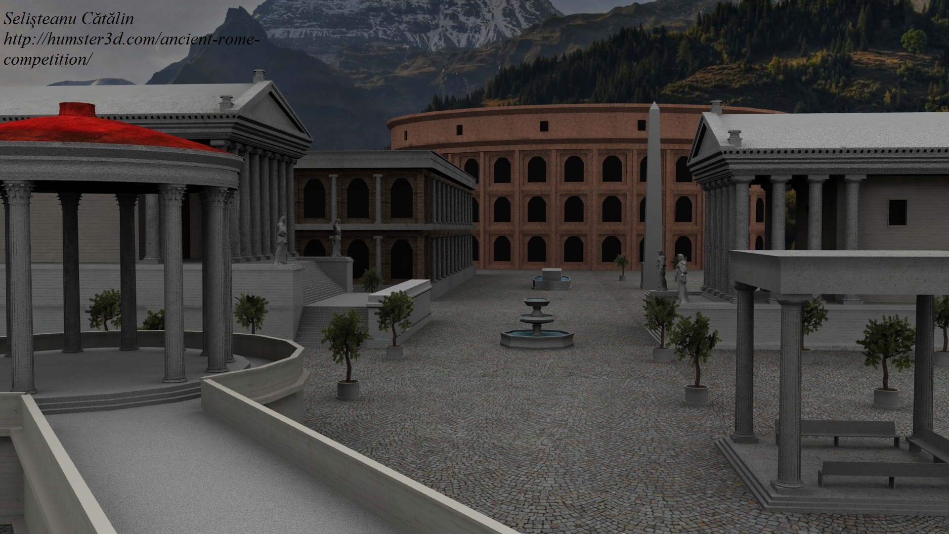 City of Rome 3d art