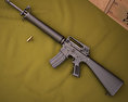 Colt M16A4 Modello 3D