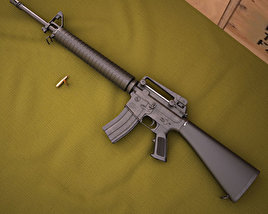 Colt M16A4 3D model