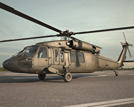uh-60 black hawk 3d model
