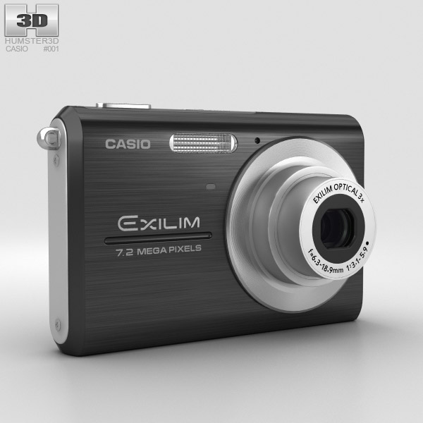Casio Exilim EX-Z75 Noir Modèle 3D