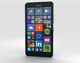 Microsoft Lumia 640 XL Matte Cyan Modello 3D
