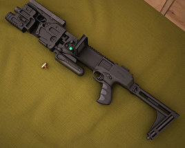 CornerShot CSM with Glock 21 3D модель