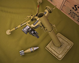 mortar 3d model