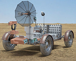 Місячний автомобіль експедиції Аполлон-15 3D модель