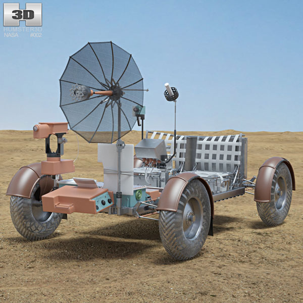 阿波罗月球车 3D模型