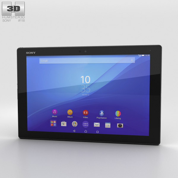 Sony Xperia Z4 Tablet LTE Black 3D model