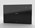 Sony Xperia Z4 Tablet LTE 黑色的 3D模型