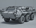 TPz 1 Fuchs 3D模型 wire render