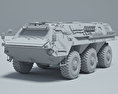 TPz 1 Fuchs 3D модель clay render
