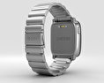 Pebble Time Steel Silver Metal Band 3Dモデル