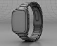 Pebble Time Steel Silver Metal Band 3Dモデル