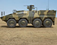 Boxer veicolo corazzato Modello 3D vista laterale