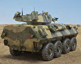 LAV-25裝甲車 3D模型 后视图