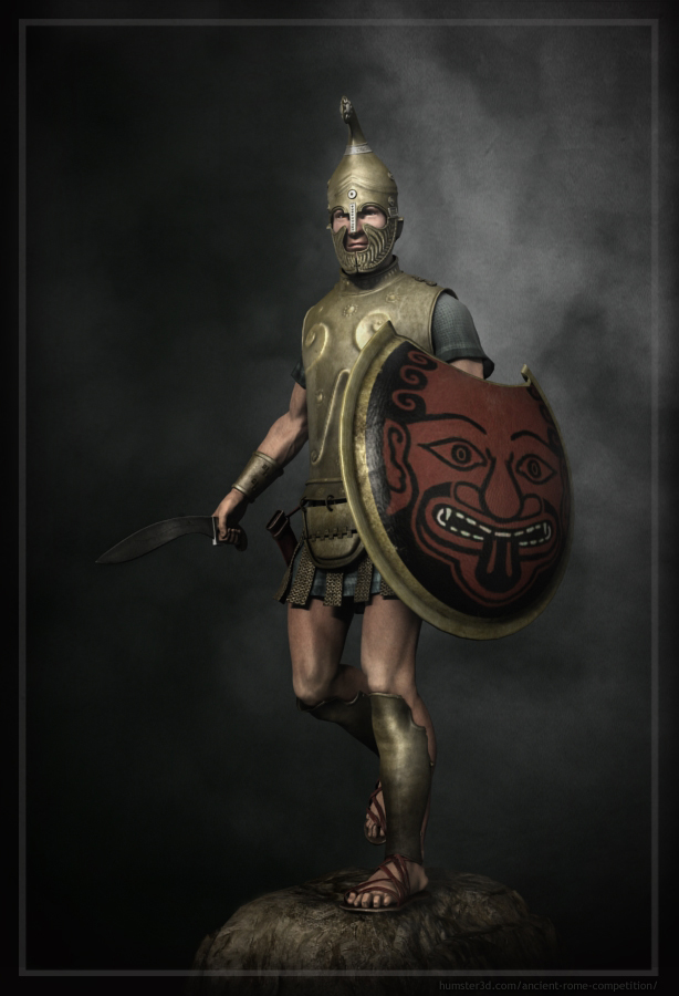 Thracian warrior 3d art