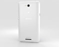 Sony Xperia E4g Bianco Modello 3D