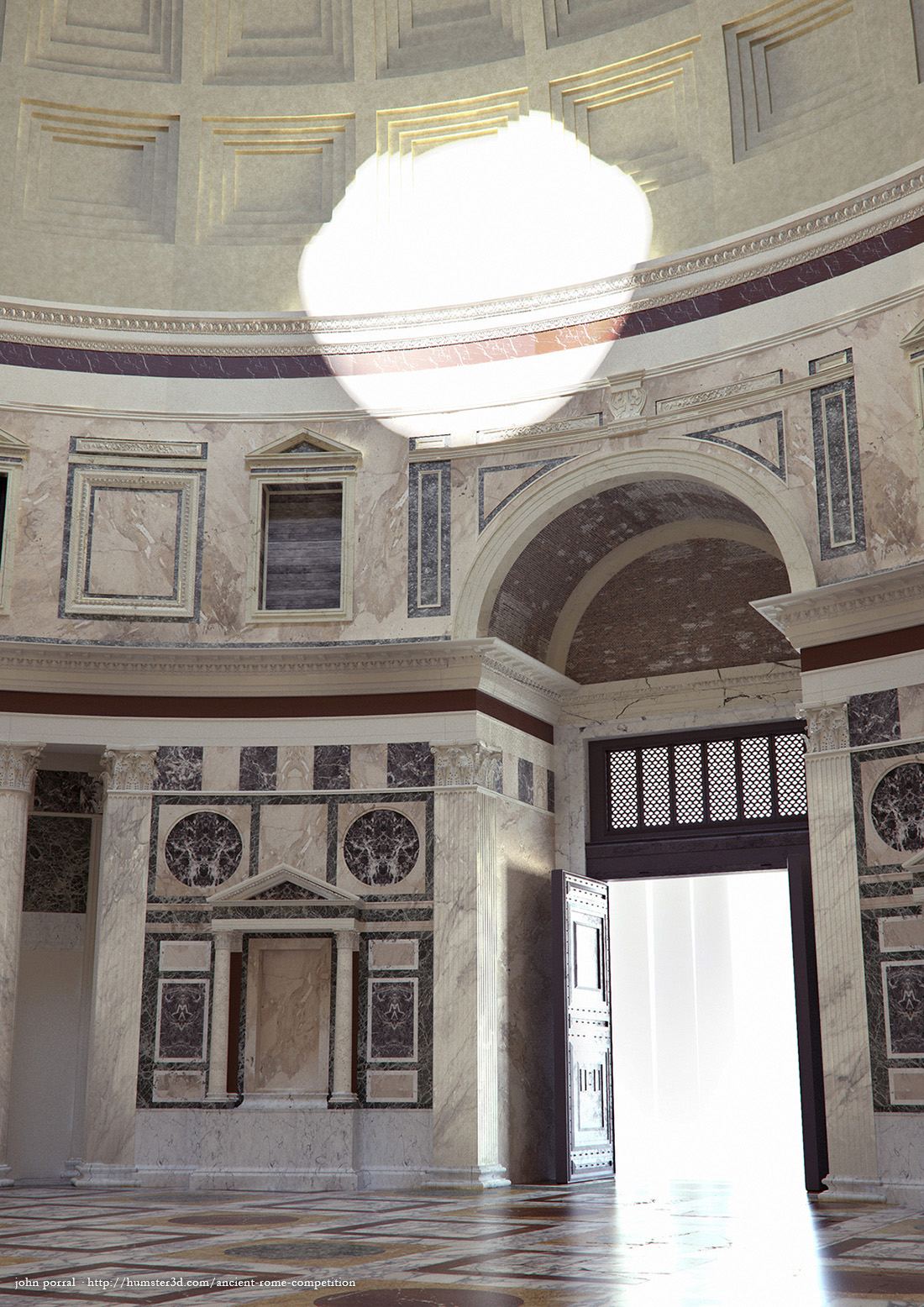 The Pantheon 3d art