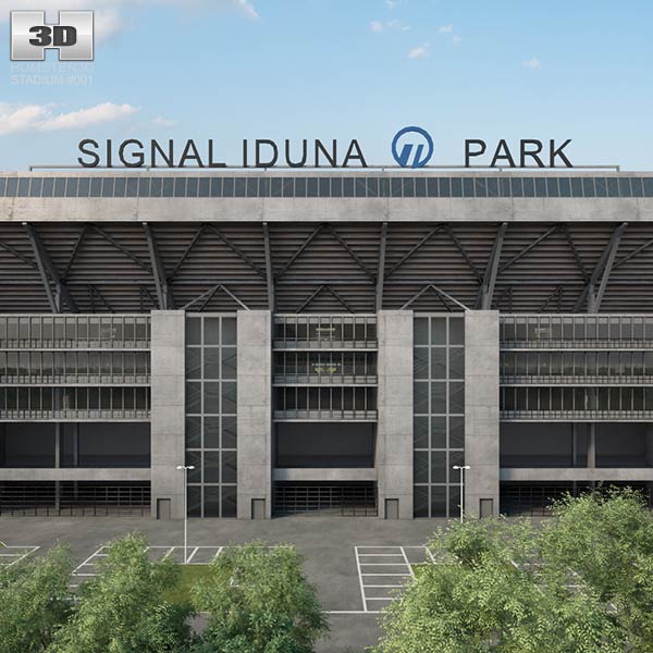 Signal Iduna Park 3D-Modell