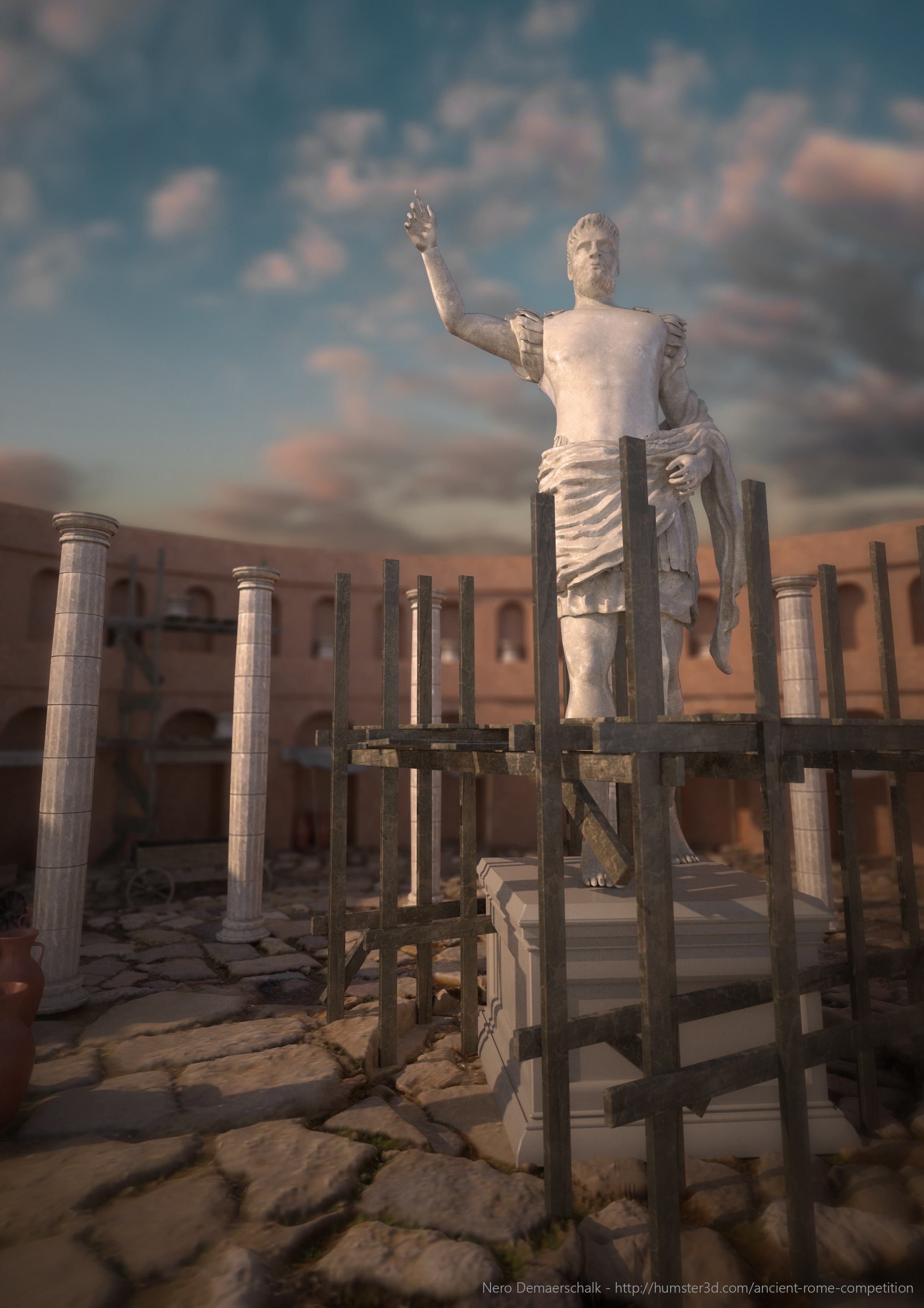 The Rise Of Emperor Nero 3d art