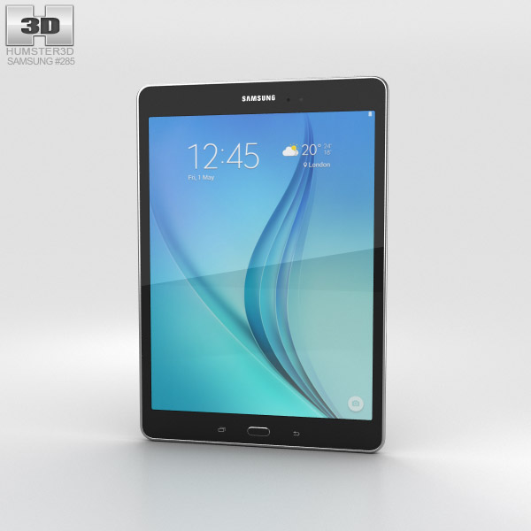 Samsung Galaxy Tab A 9.7 Smoky Titanium Modèle 3D