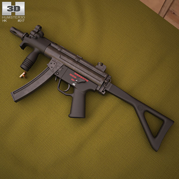Heckler & Koch MP5K-PDW 3D model
