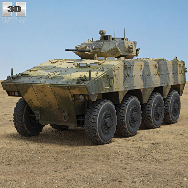 VBCI Infantry Fighting Vehicle 3D model