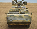 Pandur II 8X8 Armoured Personnel Carrier 3D модель front view