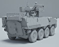 Pandur II 8X8 Armoured Personnel Carrier Modelo 3d