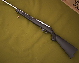儒格10/22半自动步枪 3D模型