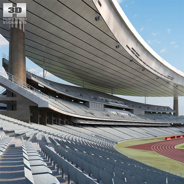 Ataturk Olympic Stadium 3D model