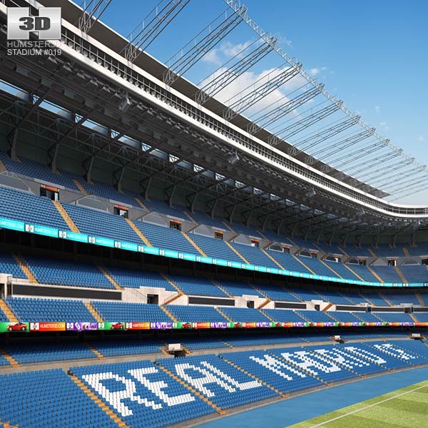 Stade Santiago-Bernabéu Modèle 3D