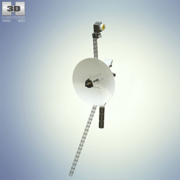 Voyager 1 3D-Modell