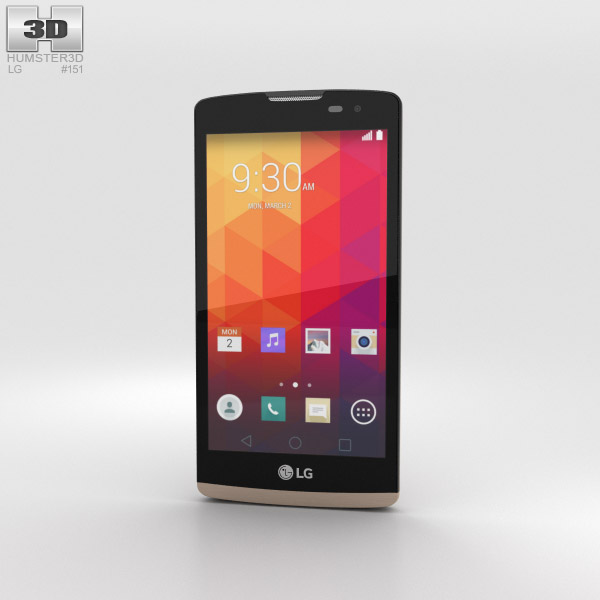 LG Leon Gold 3D-Modell