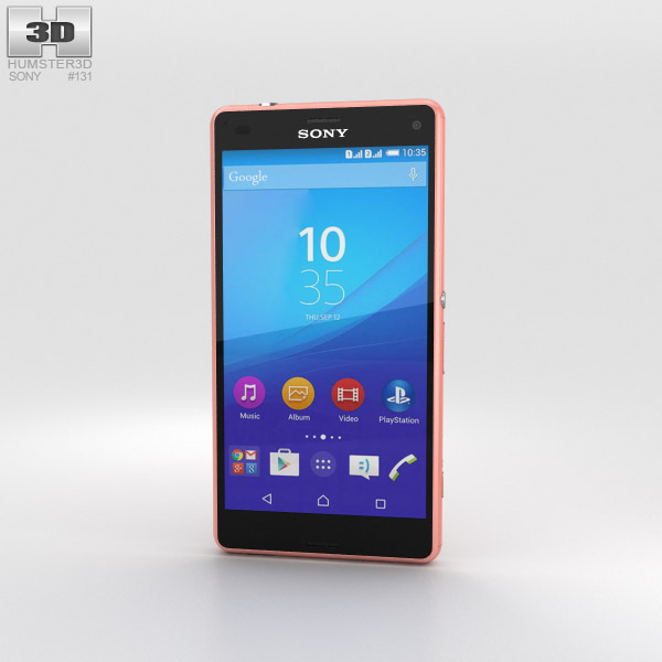 Sony Xperia A4 SO-04G Pink 3D 모델 
