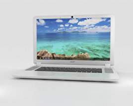 Acer Chromebook 15 White 3D model