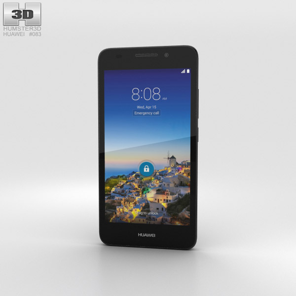 Huawei SnapTo Negro Modelo 3D