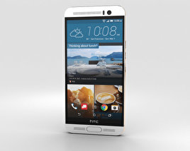 HTC One M9+ Silver Gold 3D model