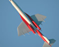 Aerion AS2 avion d'affaires supersonique Modèle 3d