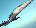 Aerion AS2 avion d'affaires supersonique Modèle 3d