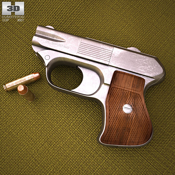 COP .357 Derringer 3D 모델 