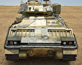 M2A1 Bradley 3D 모델  front view