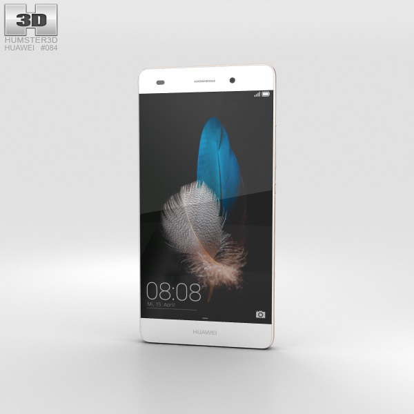 Huawei P8 Lite White 3D model