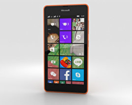 Microsoft Lumia 540 Orange 3D model