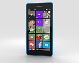 Microsoft Lumia 540 Blue 3D model