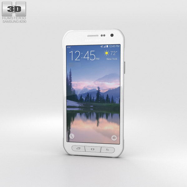Samsung Galaxy S6 Active White 3Dモデル