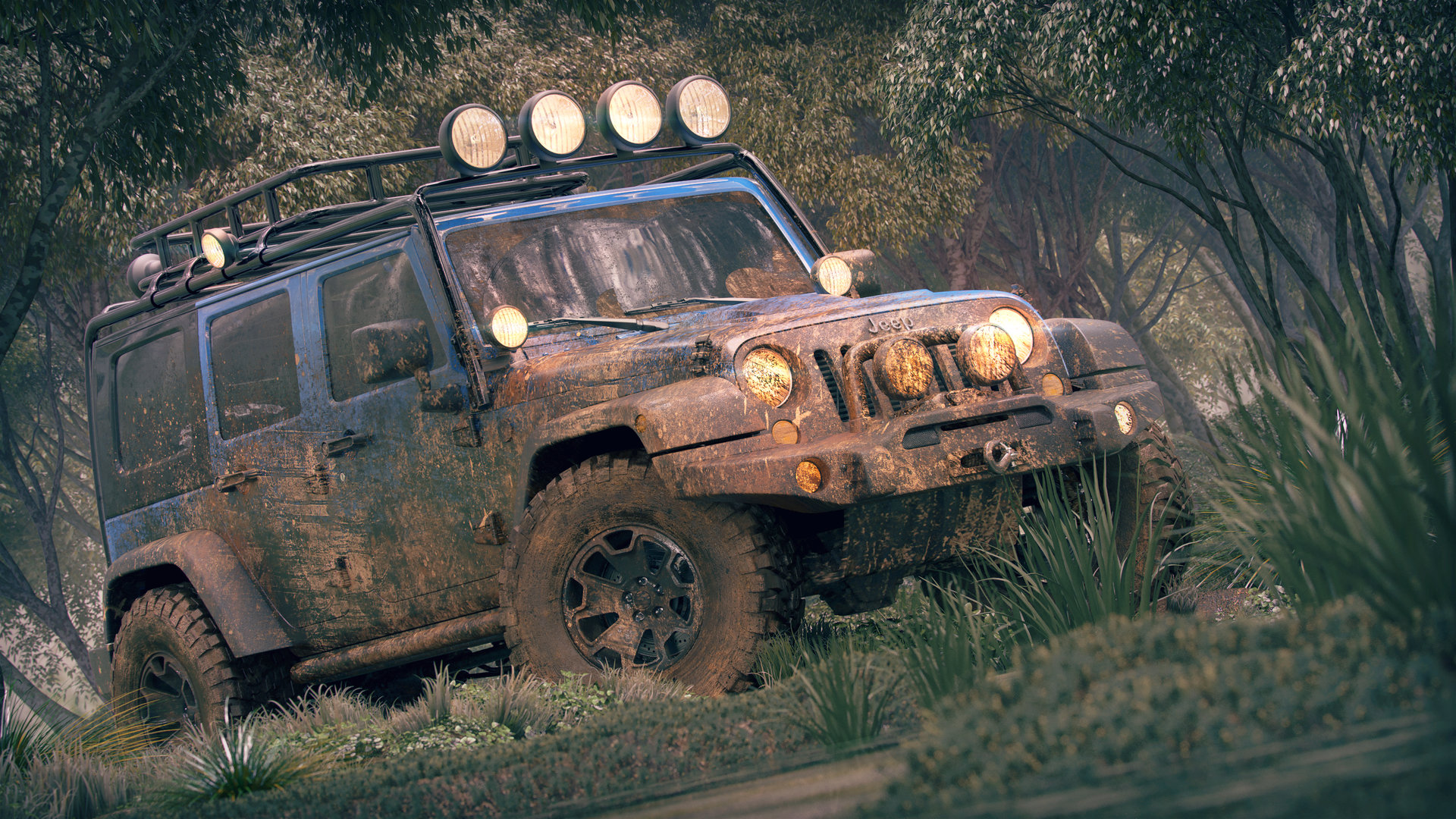 Forest jeep