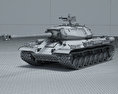 IS-4 3D-Modell wire render
