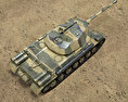 IS-4 3D 모델  top view