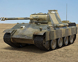 Panzerkampfwagen V Panther 3D-Modell